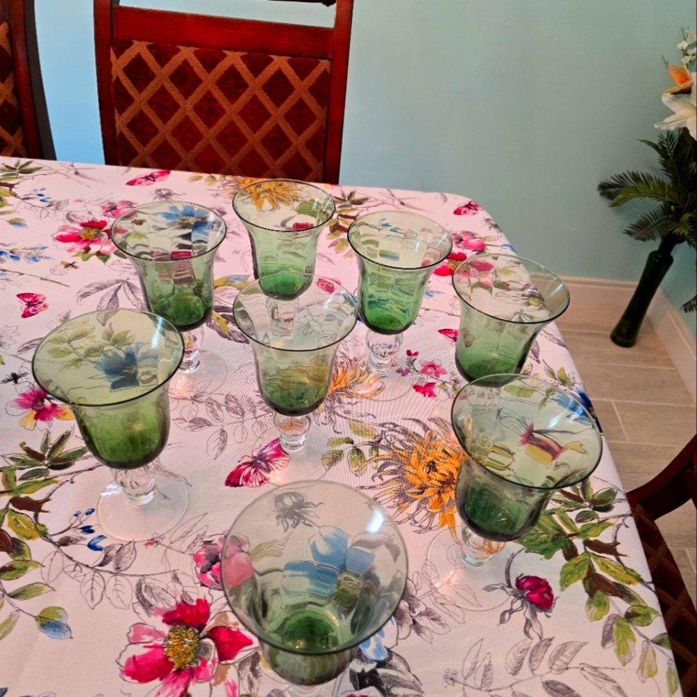 Vintage Lenox water goblets